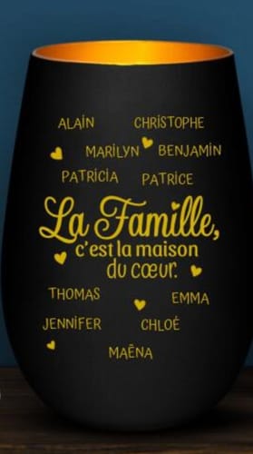 Customer photo review of La maison du cœur - Famille-Photophore