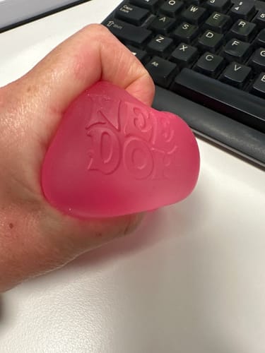 Customer photo review of Nee-Doh Nice Cube - Super Soild Squish