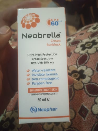 Customer photo review of Neobrella Sunblock Cream SPF60 PA+++