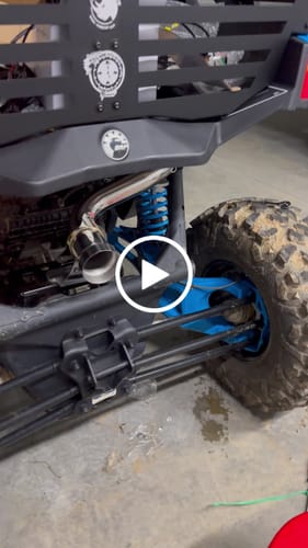 Customer video review of RPM SxS Muffler Delete " Slip On " Exhaust Race Pipe
