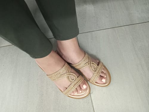 Duwayne D. review of Viabeach Athena 21 Sandal - Gold image 1 out of 1