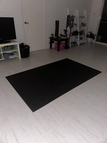 Customer photo review of Miramat® - 200cm x 120cm - Extra Large Exercise Mat - In Stock