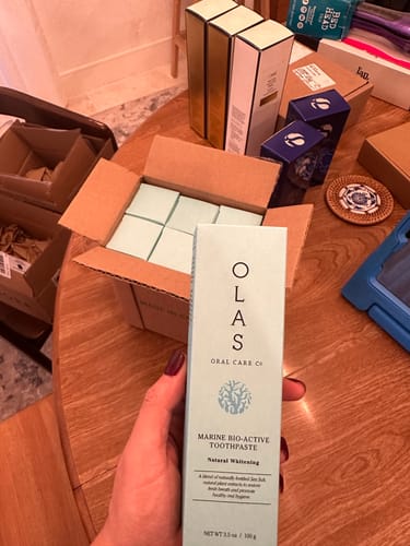 Customer photo review of NEW - OLAS Marine Bio-Active Toothpaste
