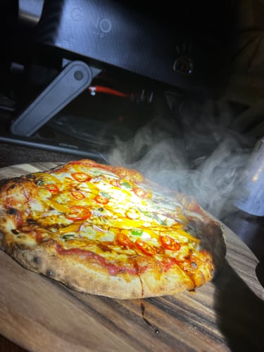 Customer photo review of Carbonio - 14" Gas Fired Pizza Oven