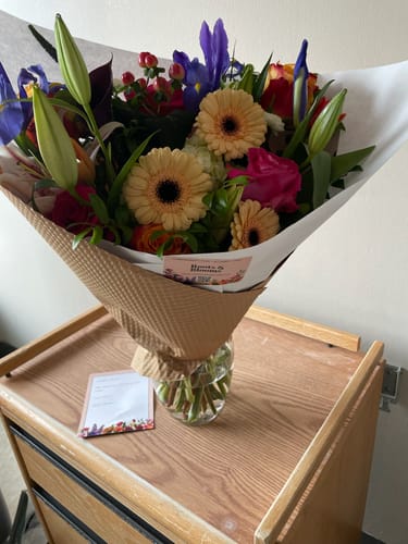 Customer photo review of Mayra bouquet