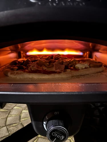 Customer photo review of Carbonio - 14" Gas Fired Pizza Oven