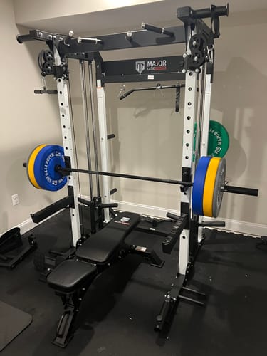 Customer photo review of Major Fitness F22 All-In-One Home Gym Power Rack