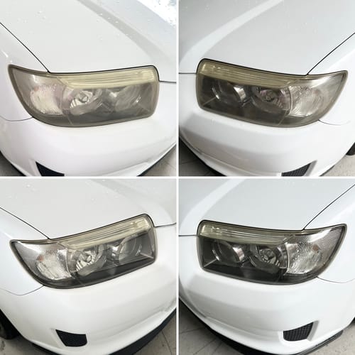 Customer photo review of 2 x Headlight Restore Wipes Kits