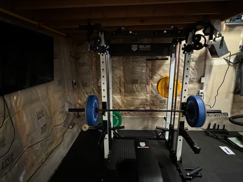 Customer photo review of Major Fitness F22 All-In-One Home Gym Power Rack