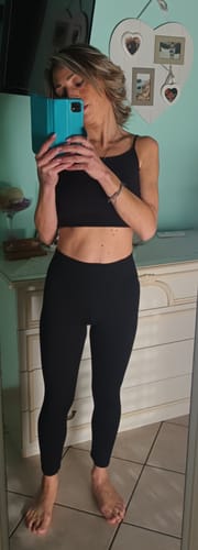 Customer photo review of Leggins classico felpato push-up - Taglie fino alla XXL