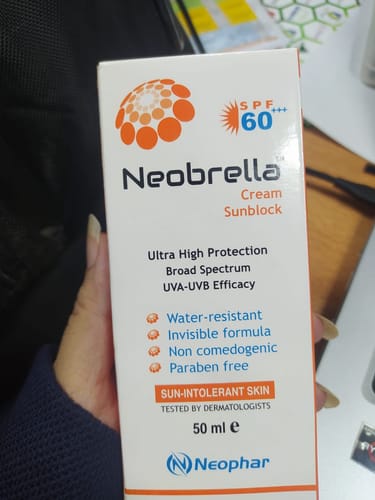 Customer photo review of NEOBRELLA SPF 60 SUNBLOCK CREAM SPF60+++