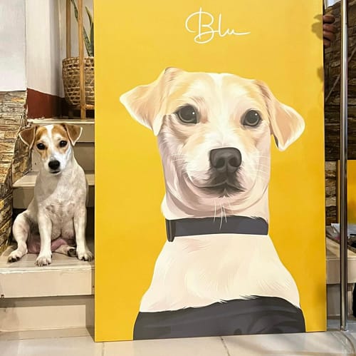 Customer photo review of Pet Art Canvas Wrap