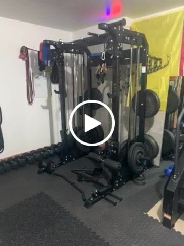 Customer video review of Major Fitness F22 All-In-One Home Gym Power Rack