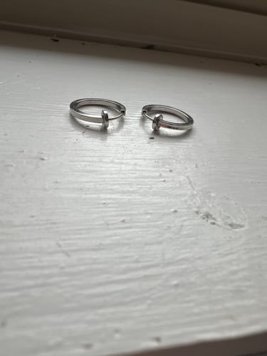 Customer photo review of Mini Hoop Clip On Earrings