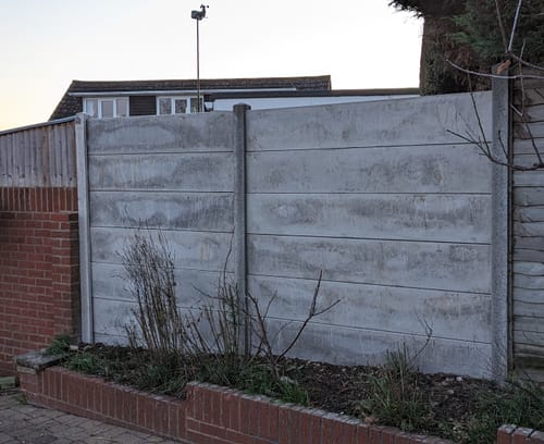 Customer photo review of 6ft x 1ft Plain Gravel Board