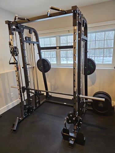 Customer photo review of MAJOR FITNESS All-in-One Home Gym Smith Machine Spirit B2