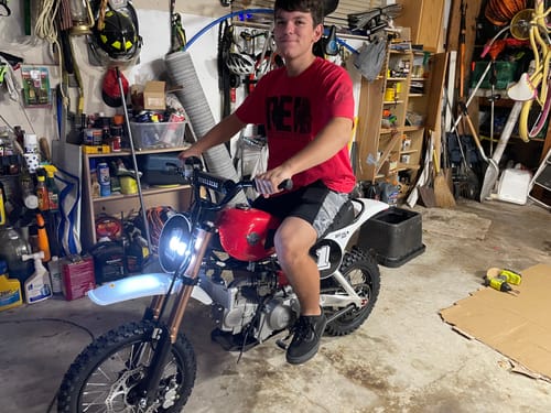Customer photo review of Buscadero BSX 140 Mini Bike