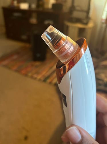 Customer photo review of Electric Blackhead Remover Vacuum