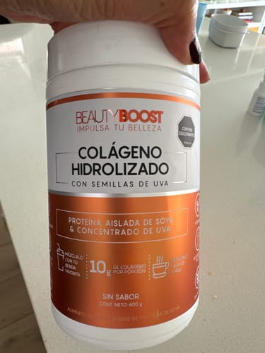 Customer photo review of COLÁGENO HIDROLIZADO CON VITAMINA C, D3, BIOTINA Y SEMILLAS DE UVA