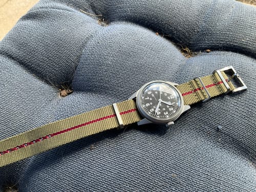 Customer photo review of Five Eye Nylon Watch Strap - Stripe