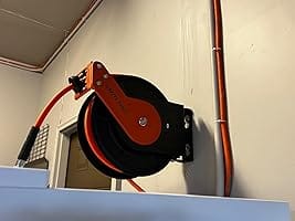 Customer photo review of Retractable Air Hose Reel Plus-50ft-3/8in