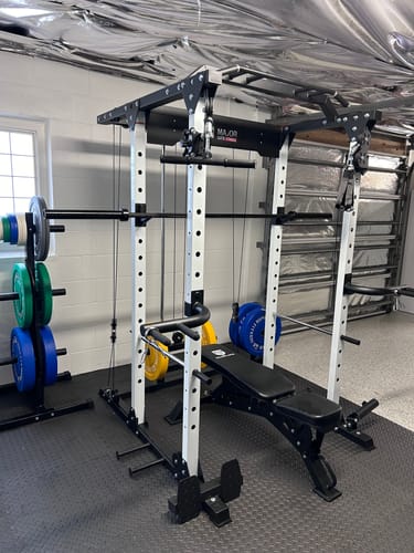 Customer photo review of Major Fitness PLM03 All-In-One Home Gym Power Rack
