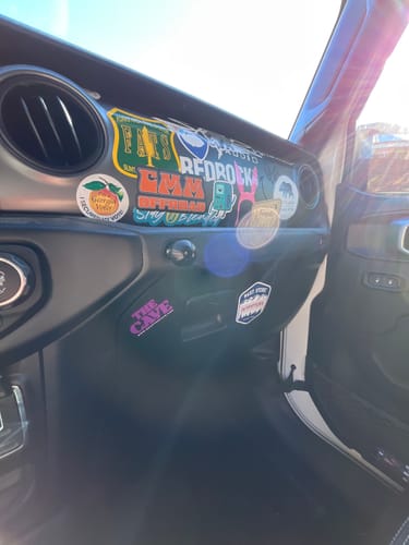 Customer photo review of *Sale* Gladiator JT Grab Bar Ball Mount