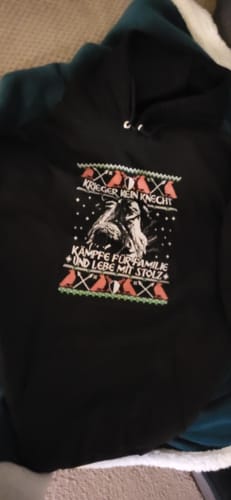 Customer photo review of Festlicher Krieger - Hoodie Unisex