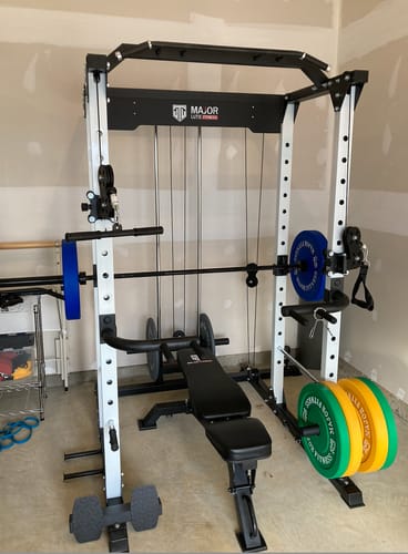 Customer photo review of Major Fitness PLM03 All-In-One Home Gym Power Rack