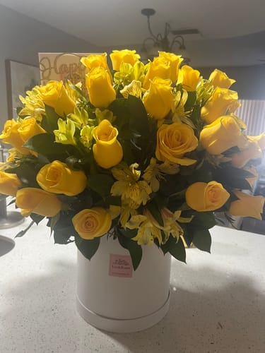 Customer photo review of 50 Box - Yellow Roses