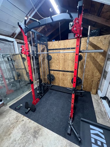 Customer photo review of Major Fitness SML07 All-In-One Home Gym Smith Machine