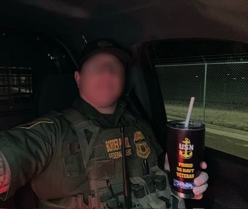 Customer photo review of I Love Freedom - Gift for a Veteran - Personalised Custom Tumbler