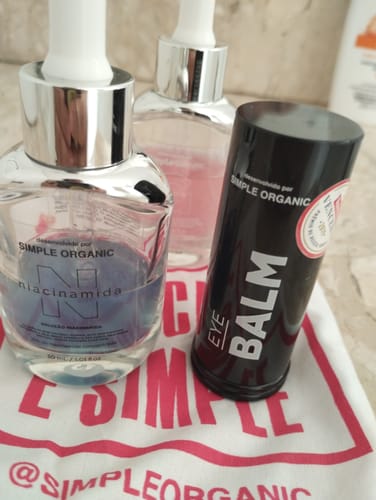 Customer photo review of NIACINAMIDA + BALM DE OLHOS