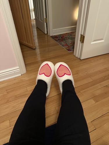 Customer photo review of Lover's Plush Slippers