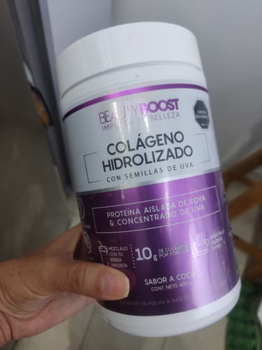 Customer photo review of COLÁGENO HIDROLIZADO CON VITAMINA C, D3, BIOTINA Y SEMILLAS DE UVA