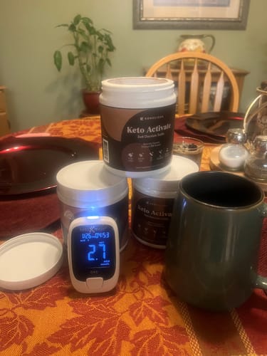 Customer photo review of Keto Activate Dark Chocolate Truffle