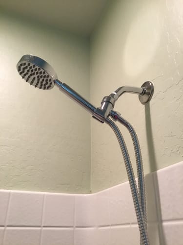 Customer photo review of 1-Spray Handheld Shower Head Set