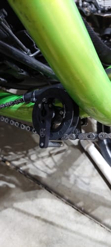 Customer photo review of Catrike Clamp-On Return Idler Kit