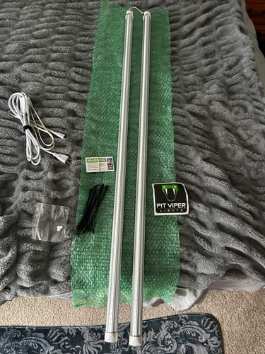 Customer photo review of Racing Canopy Pit Light Set - 10,000 Lumens