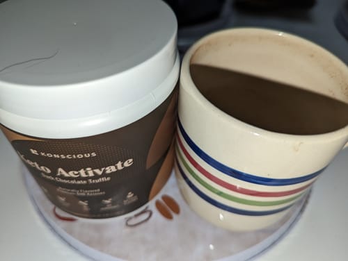 Customer photo review of Keto Activate Dark Chocolate Truffle