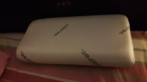 Customer photo review of Contour Memory Foam Pillow suitable for Neck & Shoulder Pain