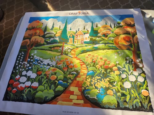 Customer photo review of Abstract Garden No 2