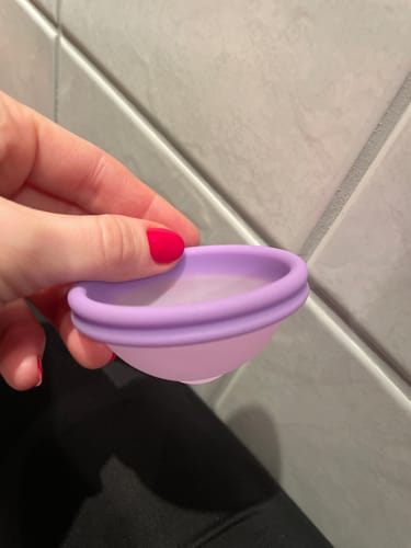 Customer photo review of femdisc wiederverwendbare Menstruationsscheibe