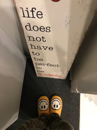 Customer photo review of Happy Face Slippers