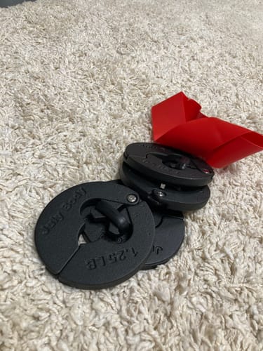Customer photo review of 1.25 Pound Weight Clips