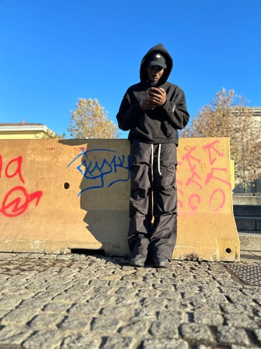 Customer photo review of Baggy Drawstring Pants