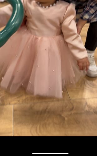 Customer photo review of Elegant Girls Baptism Dress Toddler Birthday Princess Dress