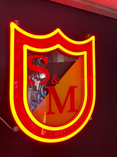 Customer photo review of Custom Logo neon sign