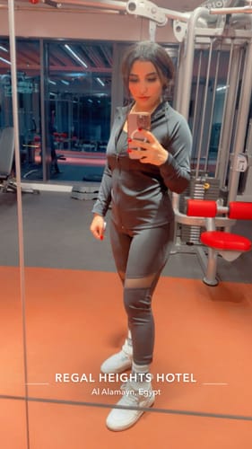 Customer photo review of Boshama Premium 2Pcs High Stretch Fitness Yoga Suit Gym Outfits Set Thumb Holes Jacket and Phone Pocket Leggings