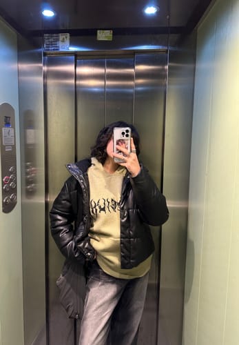 Customer photo review of 77Flight Centipede Knit Hoodie